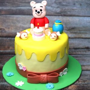 Pooh Bear's Honey Delight Cake