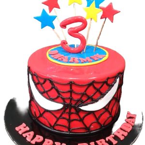 Web Slinger's Delight Spiderman Cake