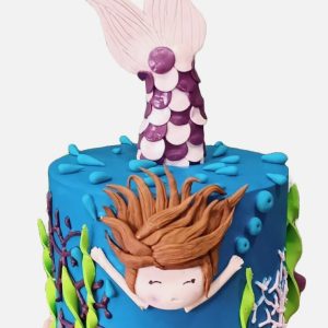 Aqua Dream Mermaid Cake