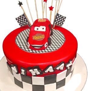 Mc-Queen Car Revival Cake