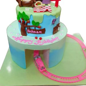 Baby Masha Train Cake