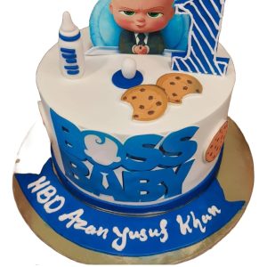 Boss Baby Bash Cake