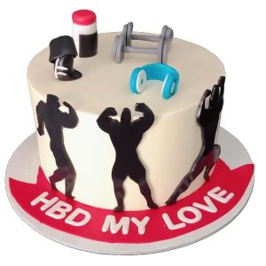 Muscle Marvel Gym Cake