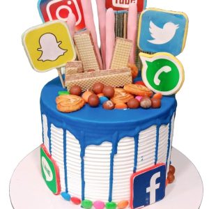 Social Media Lover Cake