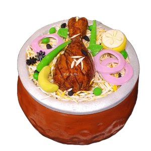Fondant Biryani Cake