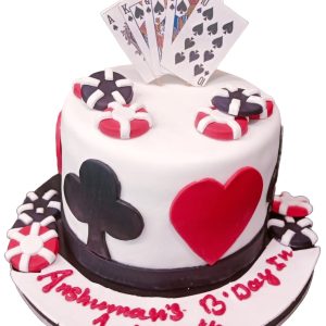 Poker Cake
