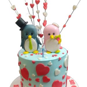 Penguin Wedding Cake