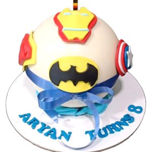 Avengers Pinata Cake