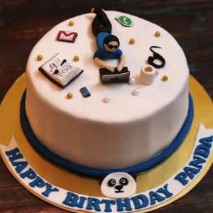 Workaholic Man Cake
