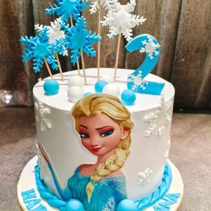 Snowflake Farozan Elsa Cake