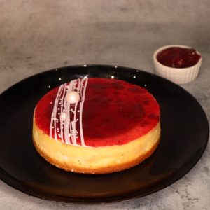 Strawberry Baked Cheesecake