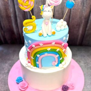 Unicorn Candy Cake