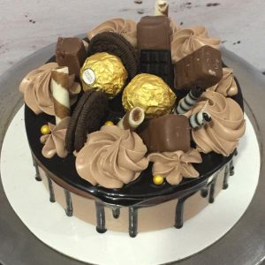 Nutella Ferrero Rocher Cake
