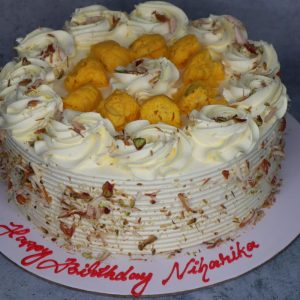 Pineapple Ras Malai Combo Cake