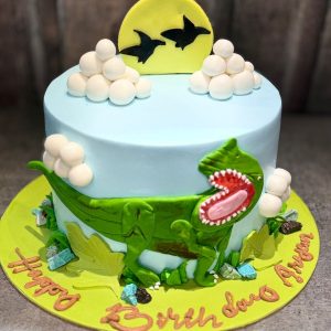 Dino's roar blast Cake