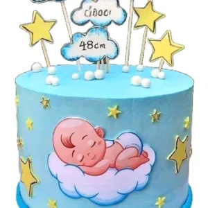 In the Cloud Baby shower Cake