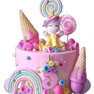 Unicorn Candy Cake