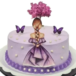 Lilac Fairy Cake