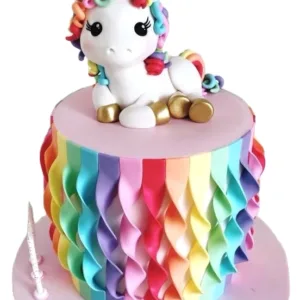 Colorful Unicorn Cake