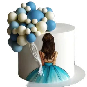 Dream Girl with Balloon Cake