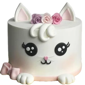Pretty Kitty Cat Cake