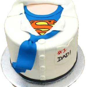 Superhero Dad Cake