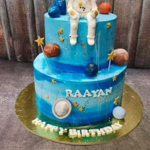 Astronaut Theme Cake