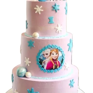 Anna & Elsa Frozen Cake