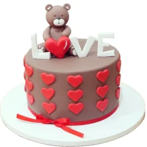 Teddy Love Cake