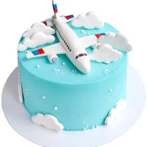 Airplane theme Cake