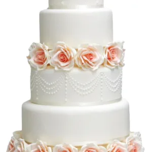 Elegance Floral Wedding Cake