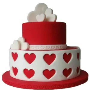 Heart's Love Cake