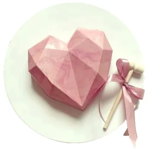 Diamond Heart Pinata Cake