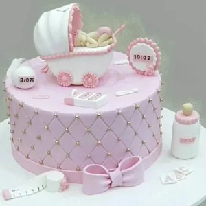 Sleeping Baby Shower Cake