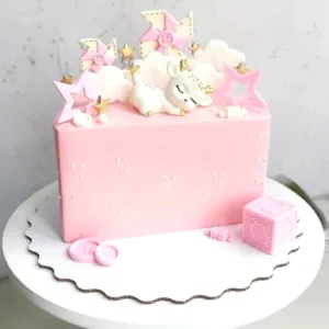 Dreamy Star Half Birthday Cake